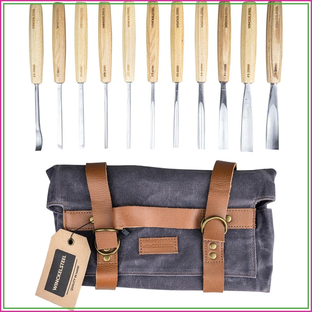 Chisel Set Wood - 12-Piece Wood Carving Chisel Set, Smooth