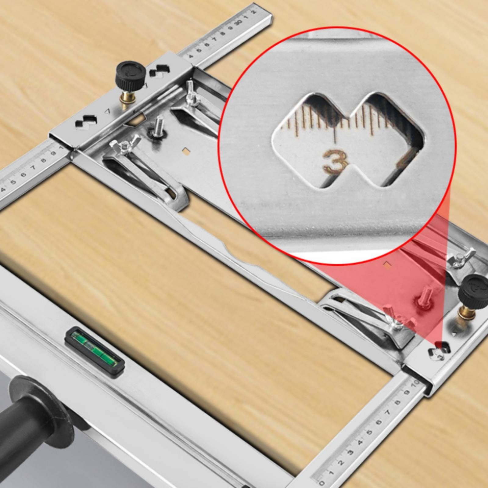 Tools For Woodworking Workshop - Board Cutting Guide Sliding Perimeter Trimming