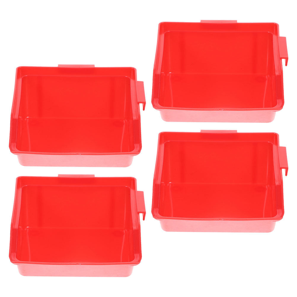 Workshop Tools Storage - 4Pcs Modular Stackable Storage Bins Professional