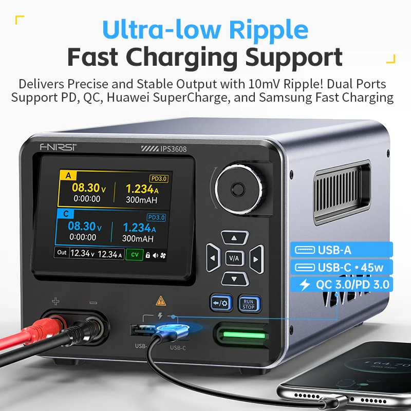 Tools Qc - FNIRSI IPS3608 Adjustable DC Power Supply