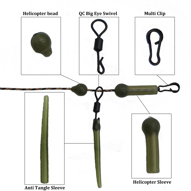 5Set=25PCS Carp Fishing Helico - Tools Qc reseña y precio