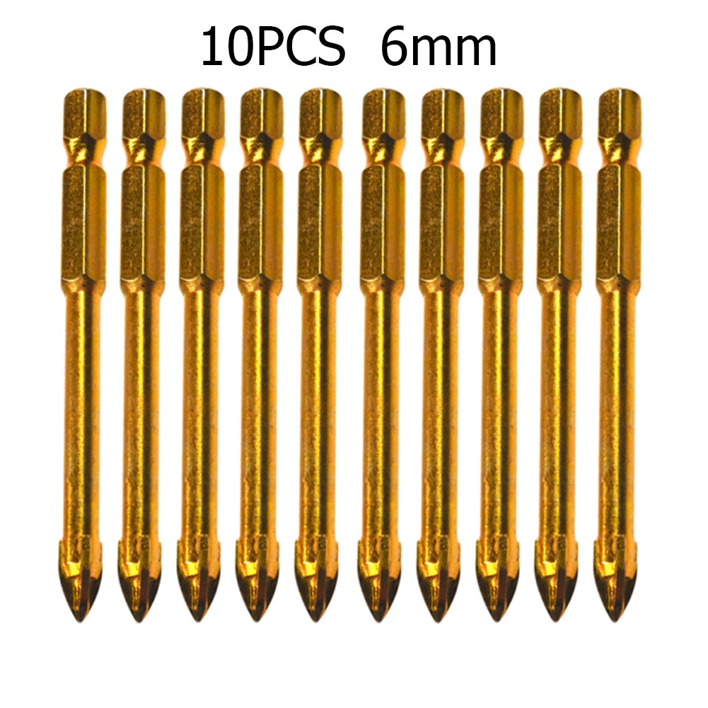 10pcs 6/8mm Drill Bit Titanium - Tools For Woodworking Workshop reseña y precio