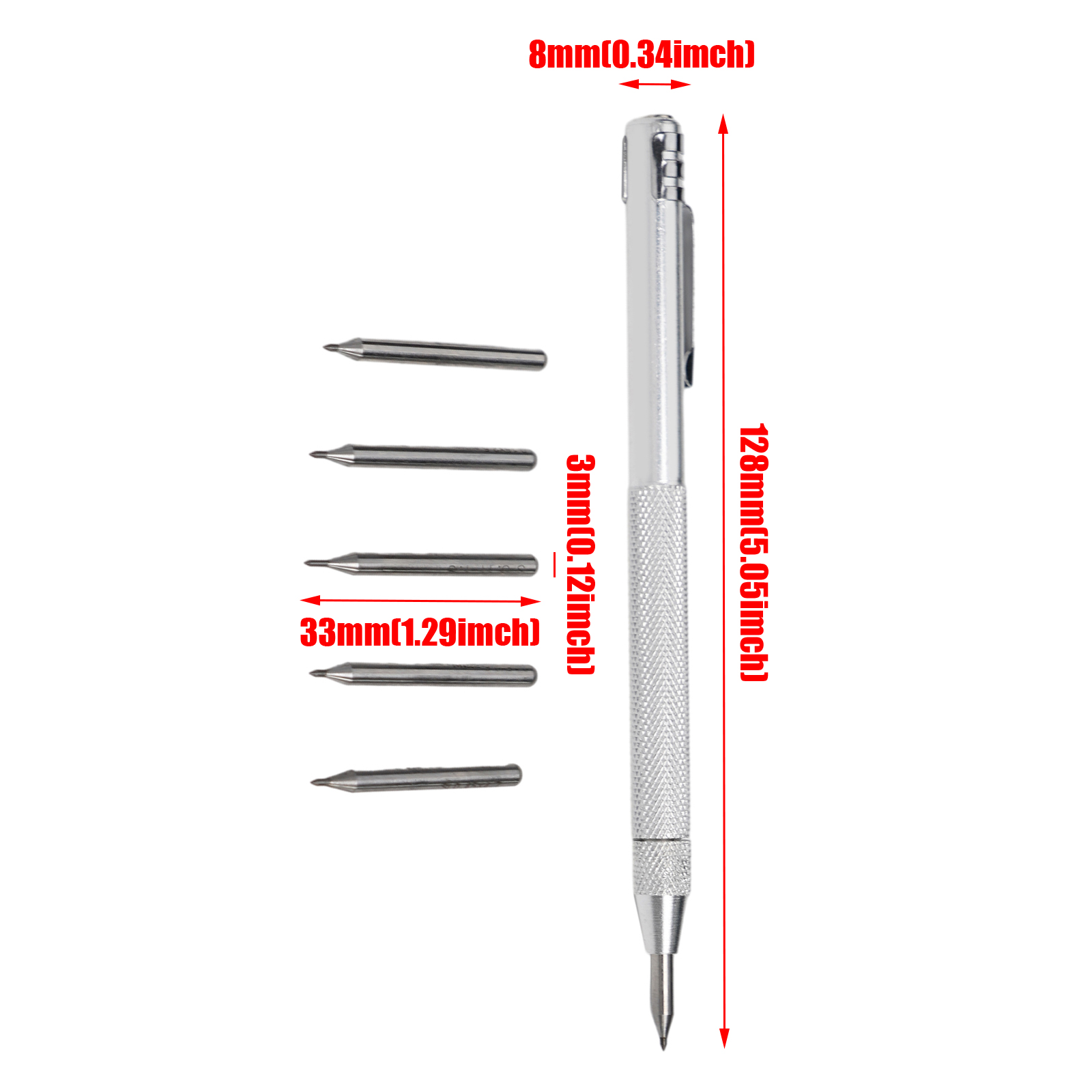 1 Set Scriber Pen Stainless St - Hand Tools And Workshop Equipment reseña y precio