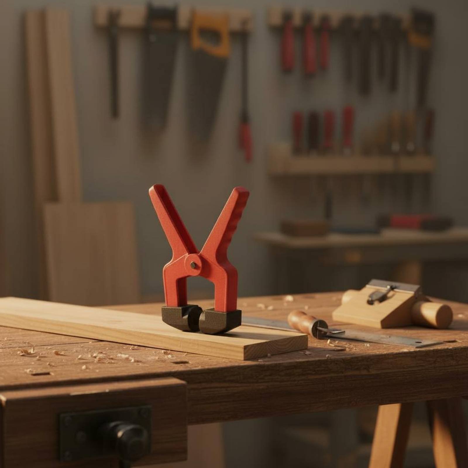 Triangular Clamp Clamp Red Col - Tools For Woodworking Workshop reseña y precio