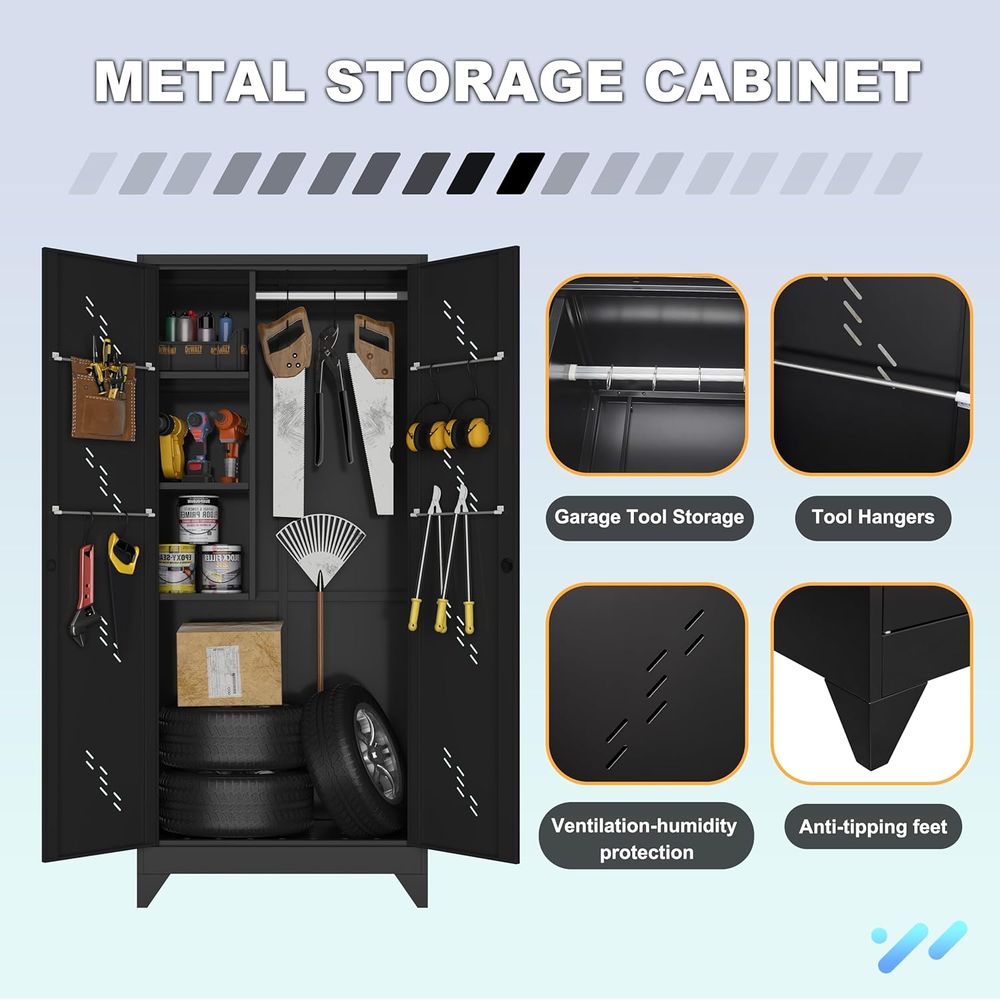 75-Inch Heavy-Duty Cleaning To - Workshop Tools Hanging reseña y precio