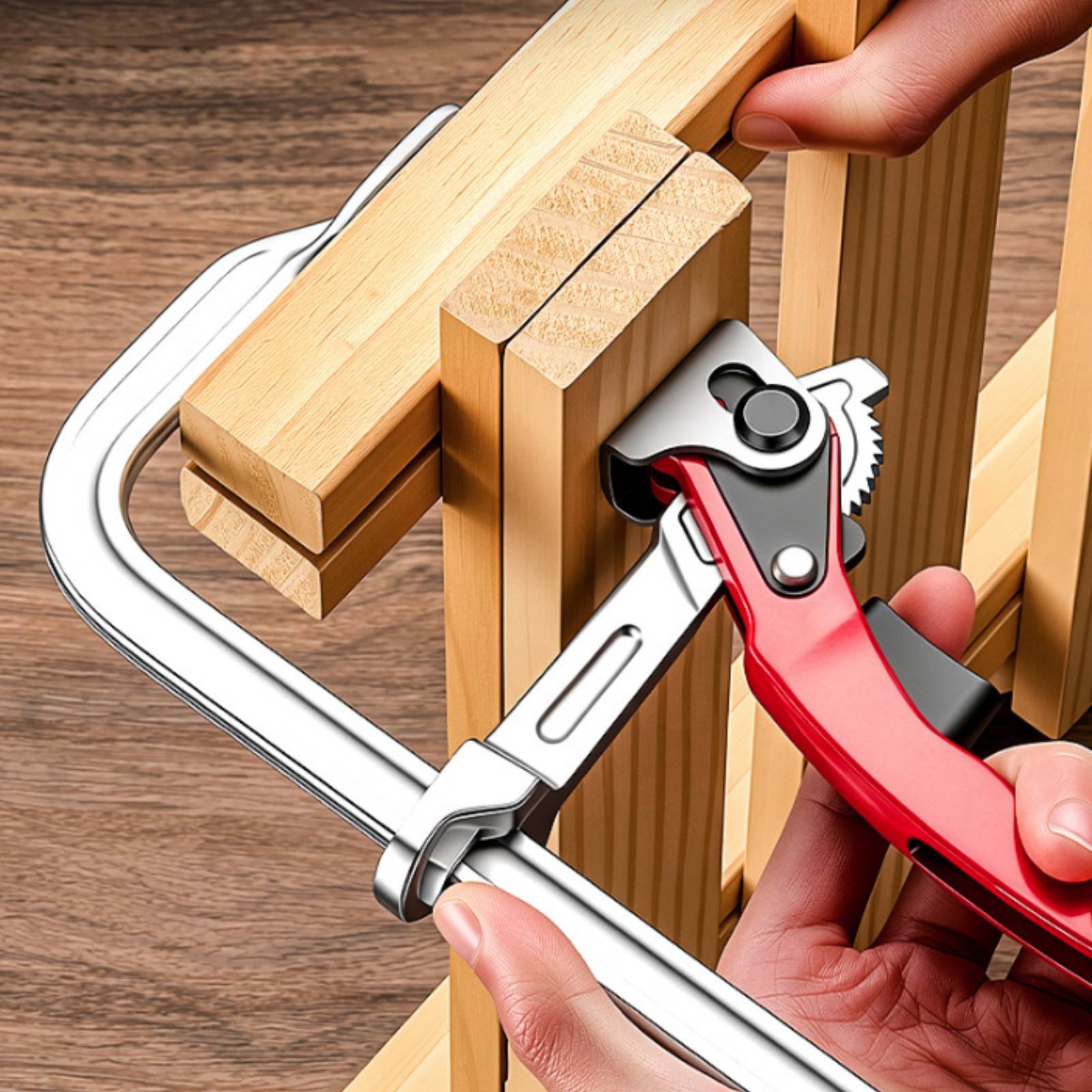 2 Pieces Ratchet F Clamp Indus - Tools For Woodworking Workshop reseña y precio