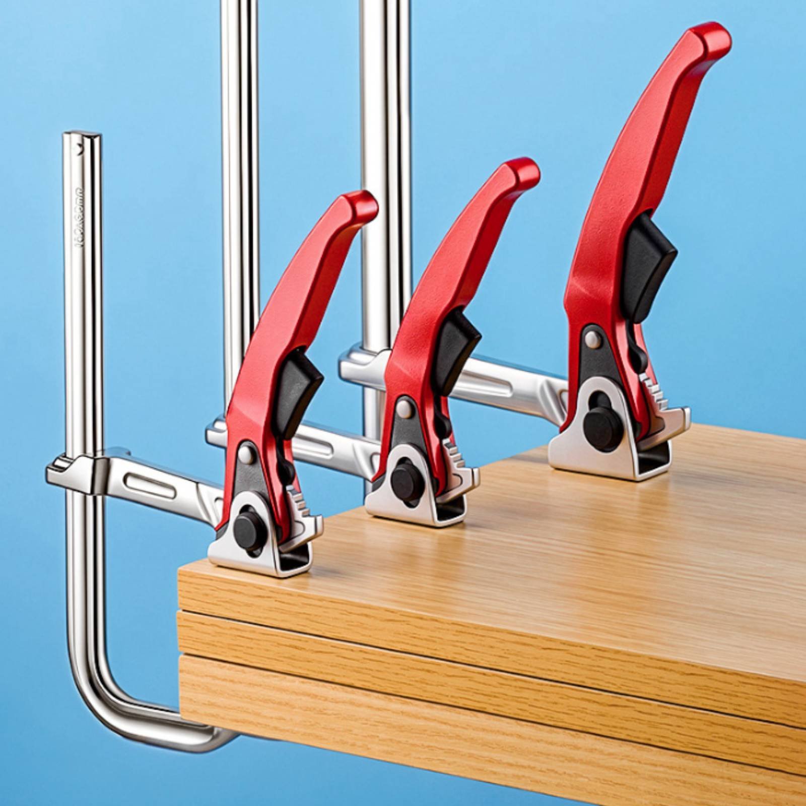 2 Pieces Ratchet F Clamp Indus - Tools For Woodworking Workshop reseña y precio