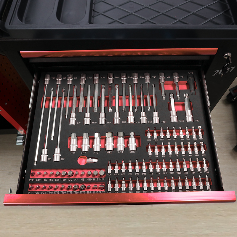 7 Drawer Tool Trolley With 273 - Tools Set Workshop reseña y precio