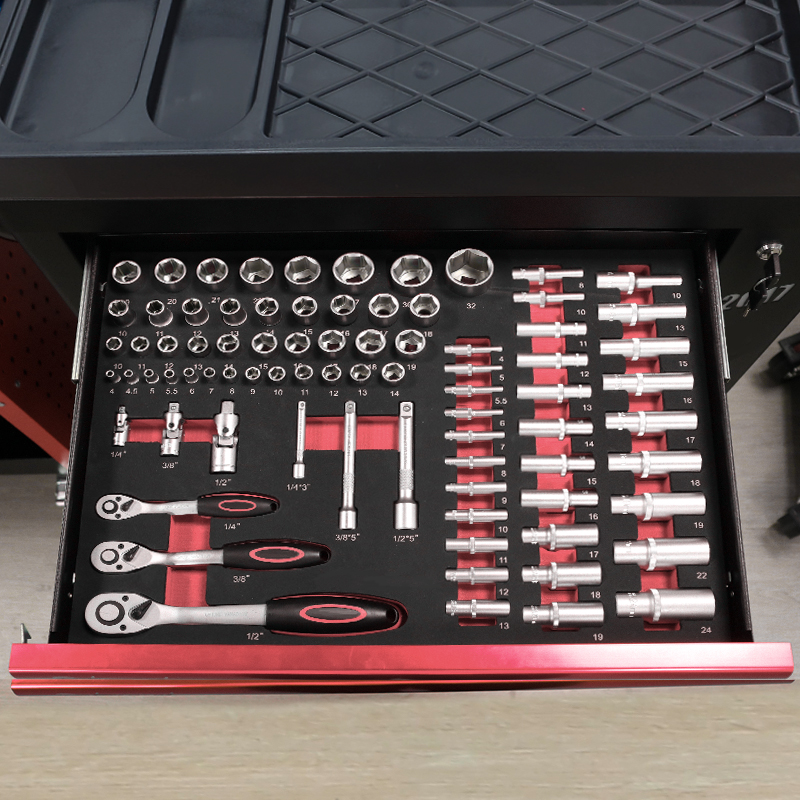 7 Drawer Tool Trolley With 273 - Tools Set Workshop reseña y precio