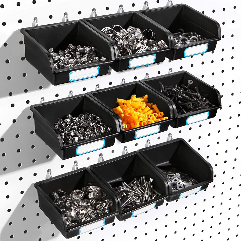 1/6 Sets Pegboard Bins with Ho - Tools Set Workshop reseña y precio