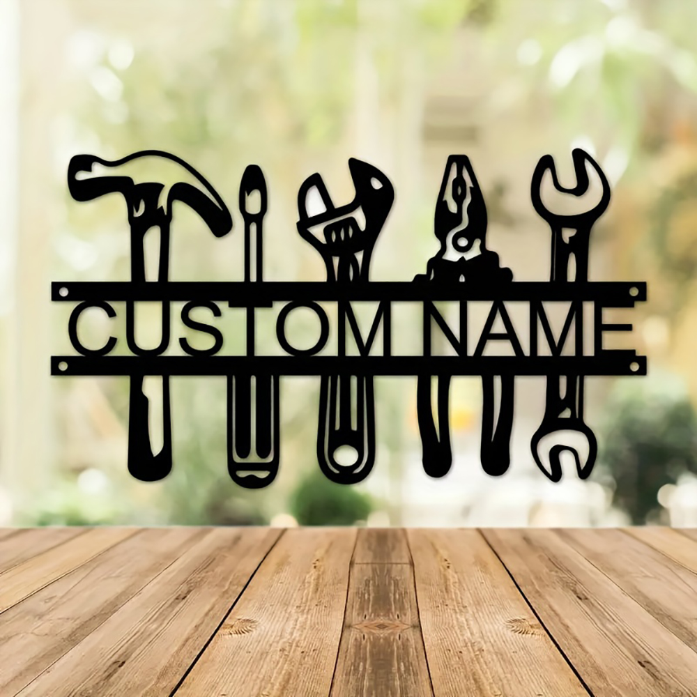 Customized Name Industrial Sty - Workshop Tools Name reseña y precio