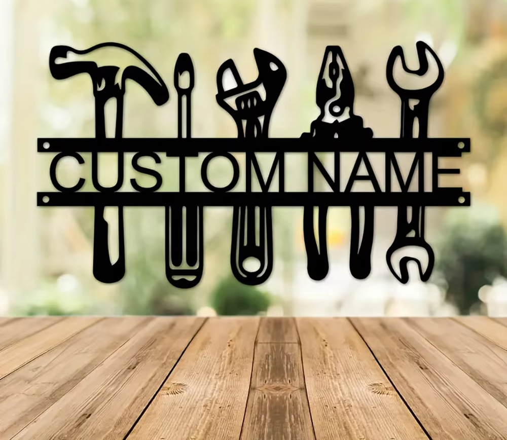Customized Name Industrial Sty - Workshop Tools Name reseña y precio