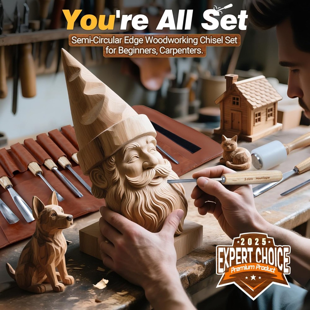 12-Piece Wood Carving Chisel S - Chisel Set Wood reseña y precio