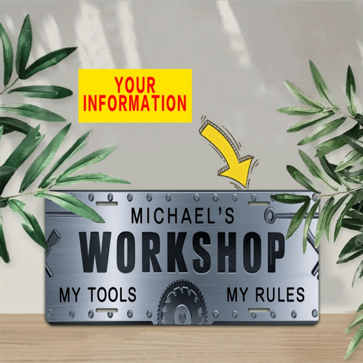 Personalized Name Workshop Alu - Workshop Tools Name reseña y precio