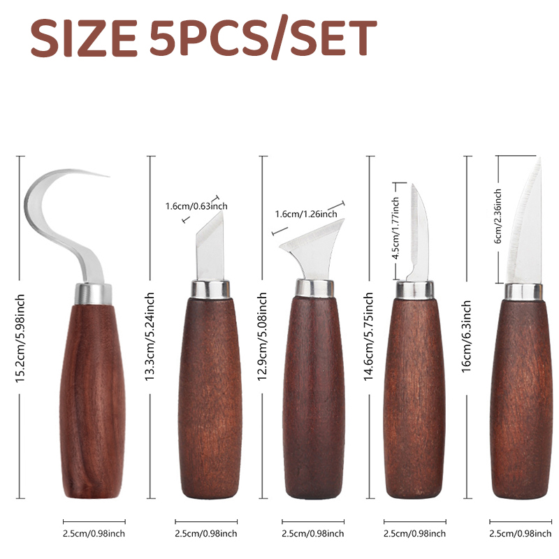 5pcs tools for wood carving Ch - Chisel Set Wood reseña y precio