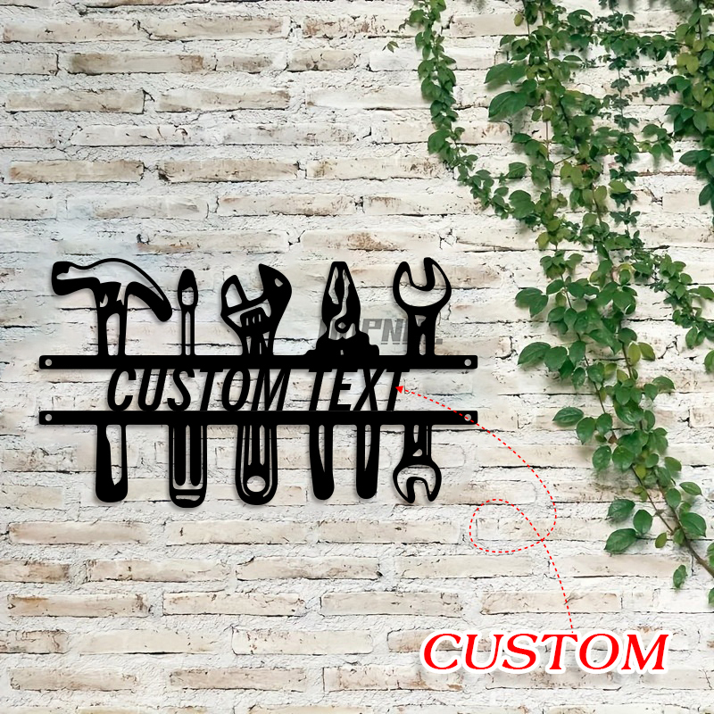DIY Industrial Style Iron Wall - Workshop Tools Name reseña y precio