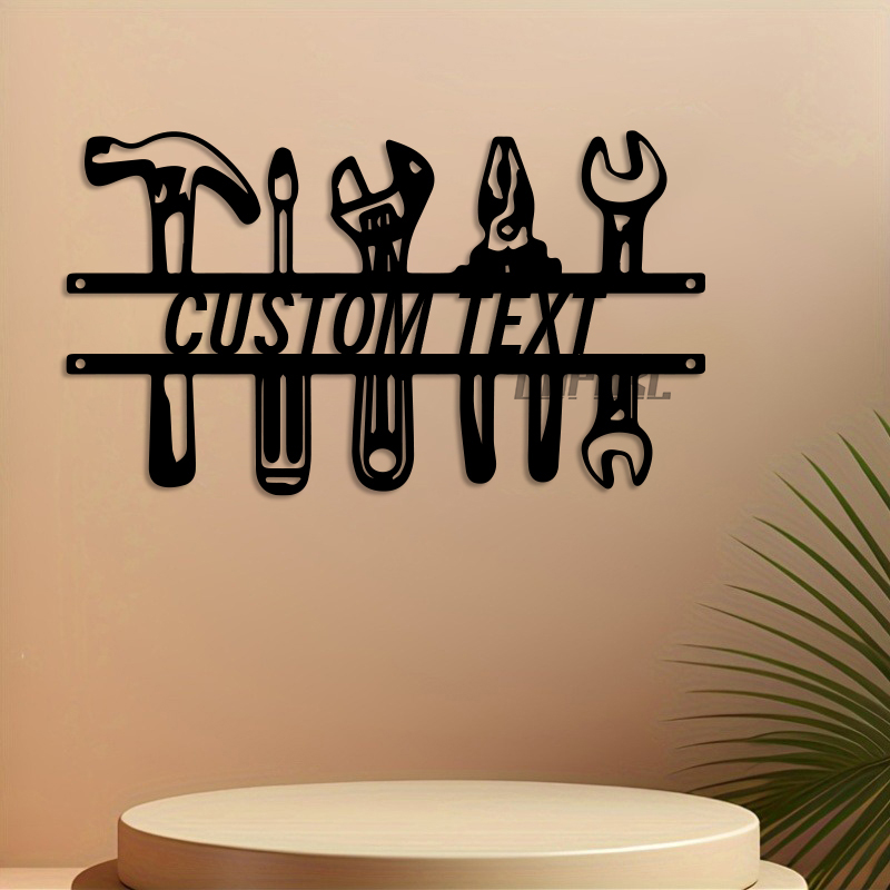 DIY Industrial Style Iron Wall - Workshop Tools Name reseña y precio
