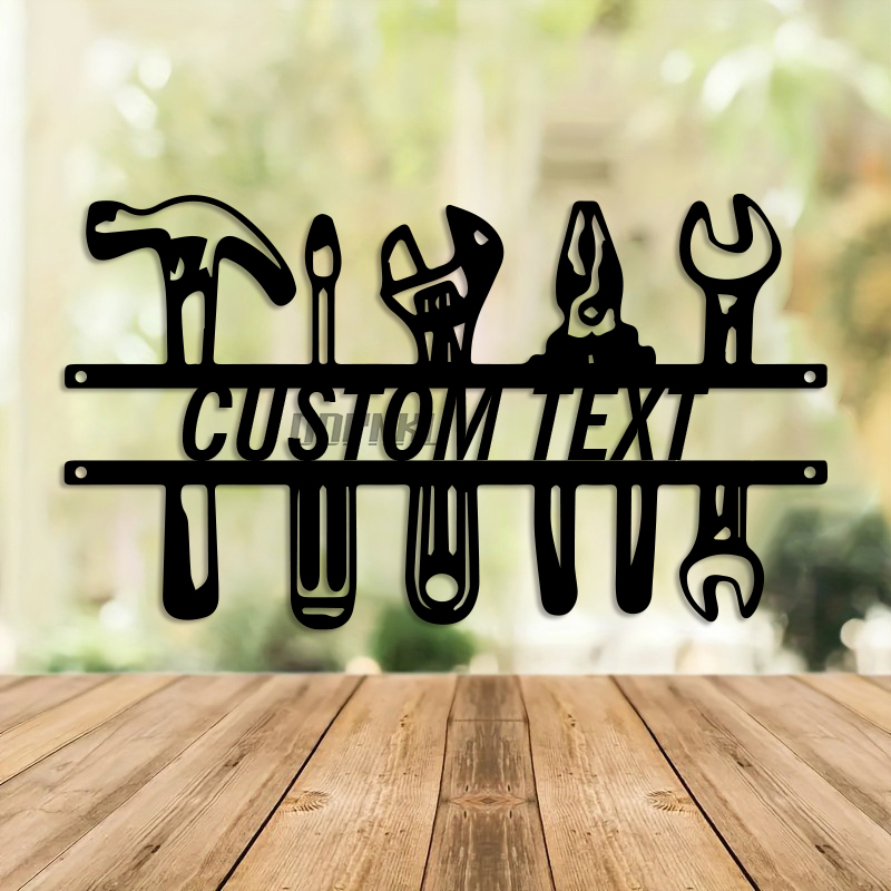 DIY Industrial Style Iron Wall - Workshop Tools Name reseña y precio