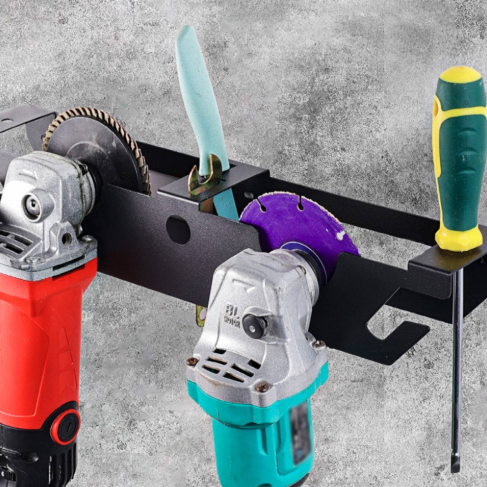 4 Bay Angle Grinder Rack Heavy - Workshop Tools Storage reseña y precio
