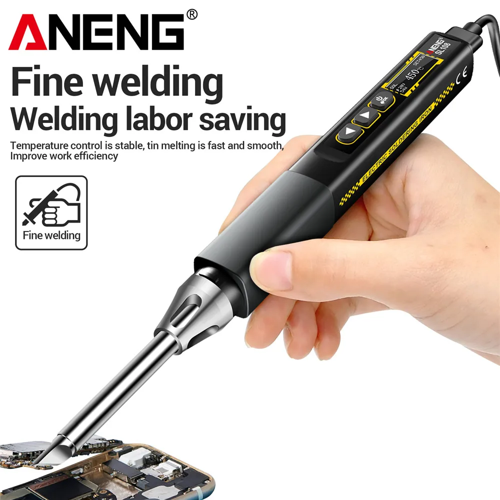 ANENG SL108 96W Soldering Iron - Tools Qc reseña y precio