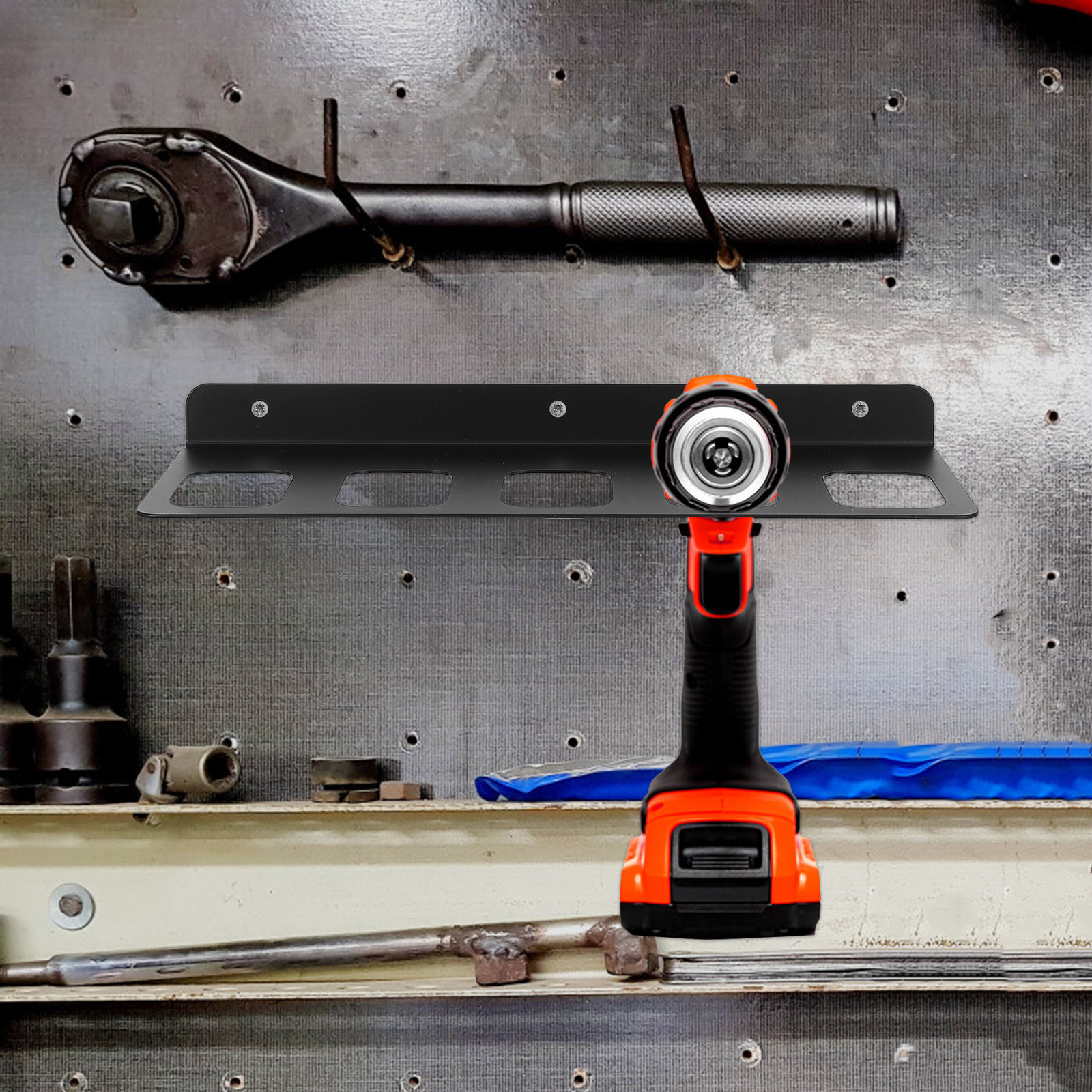 1Set Garage Wall Mount Tool Or - Workshop Tools Storage reseña y precio