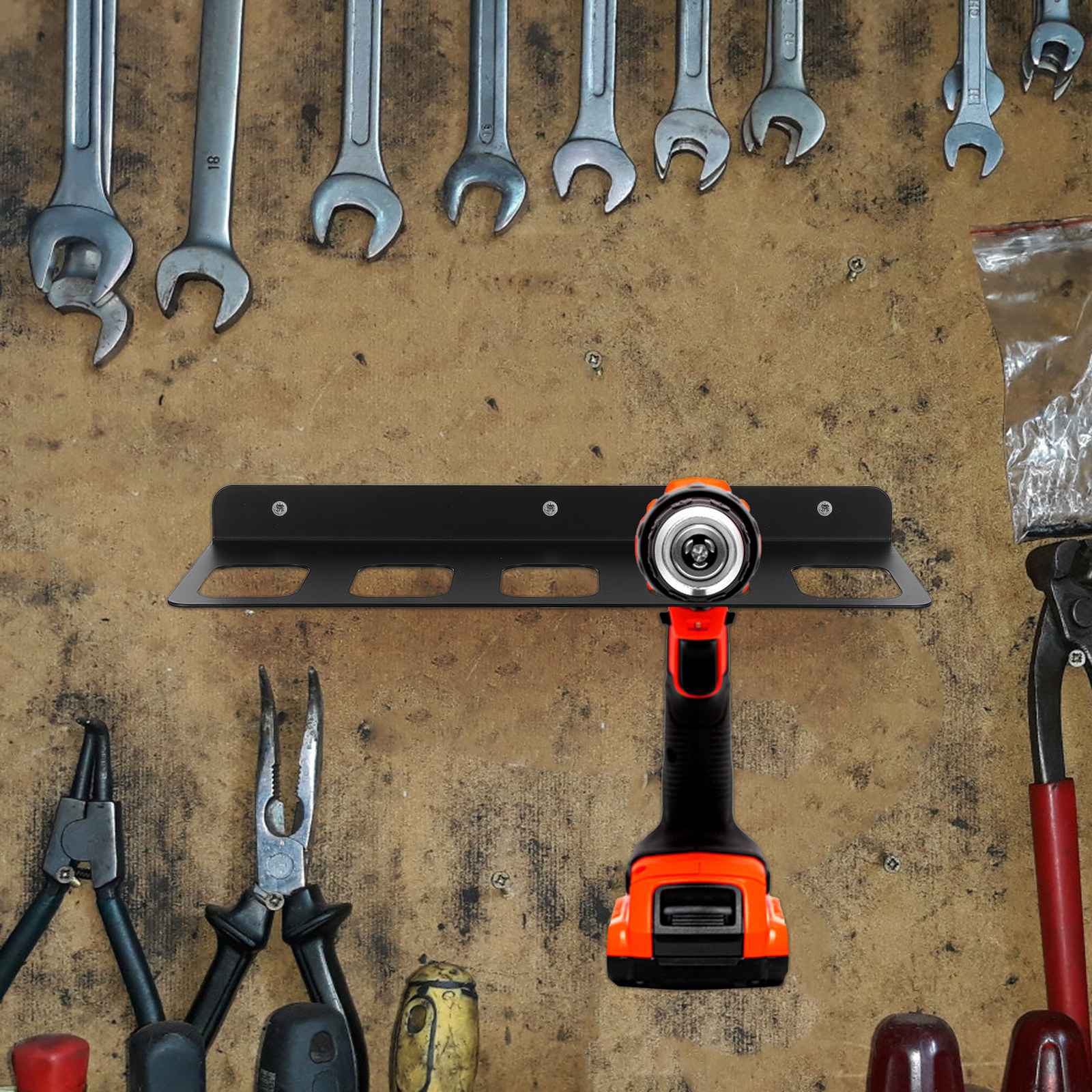 1Set Garage Wall Mount Tool Or - Workshop Tools Storage reseña y precio