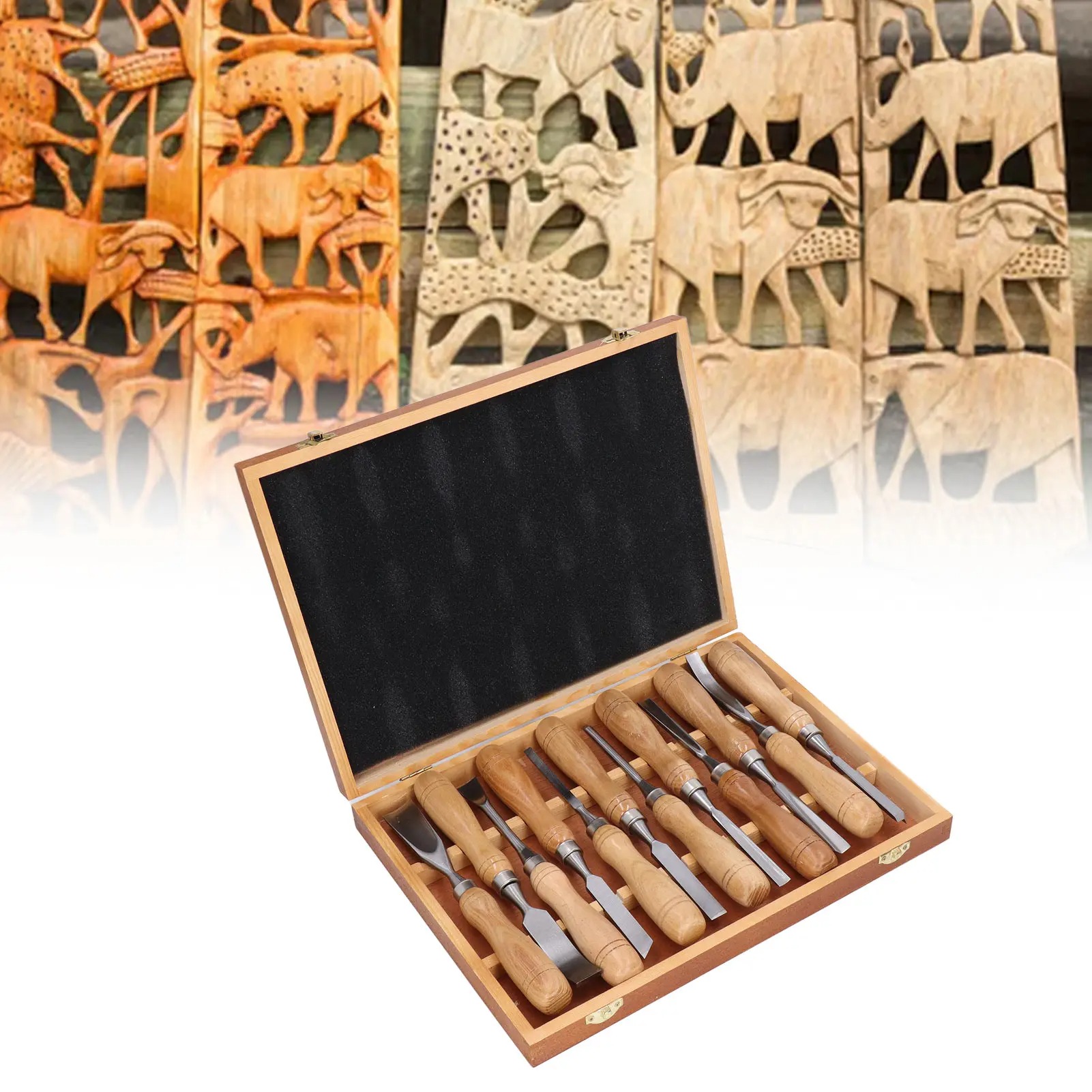 12Pcs/Set Wood Carving Tools,C - Chisel Set Wood reseña y precio