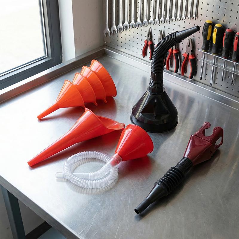 Car Plastic Funnel Set 8 Piece - Tools Set Workshop reseña y precio