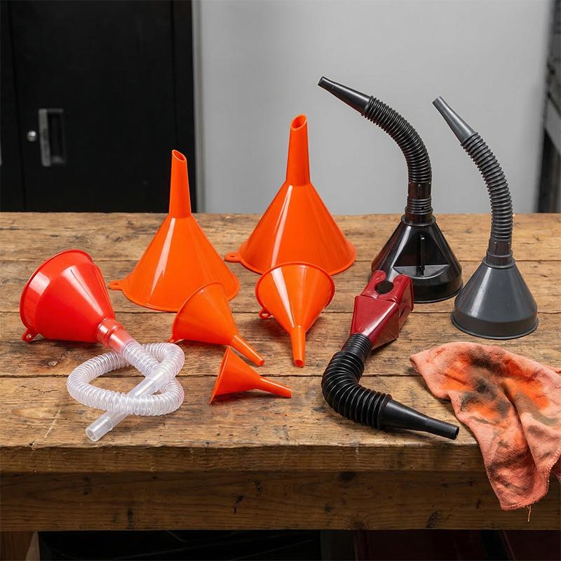 Car Plastic Funnel Set 8 Piece - Tools Set Workshop reseña y precio