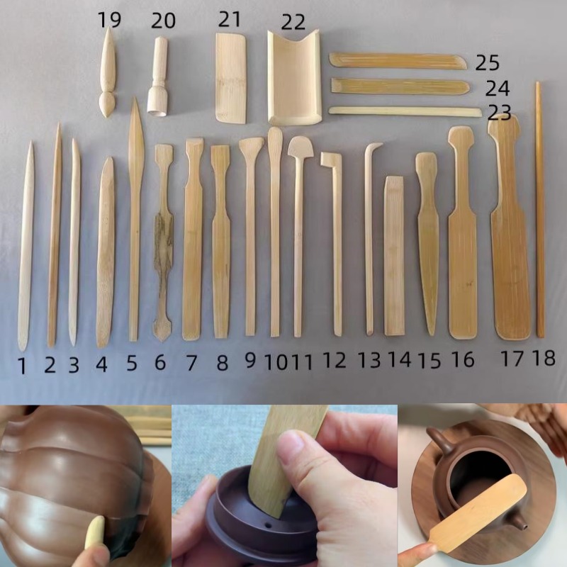25pcs Pottery Teapot Making To - Chisel Set Wood reseña y precio