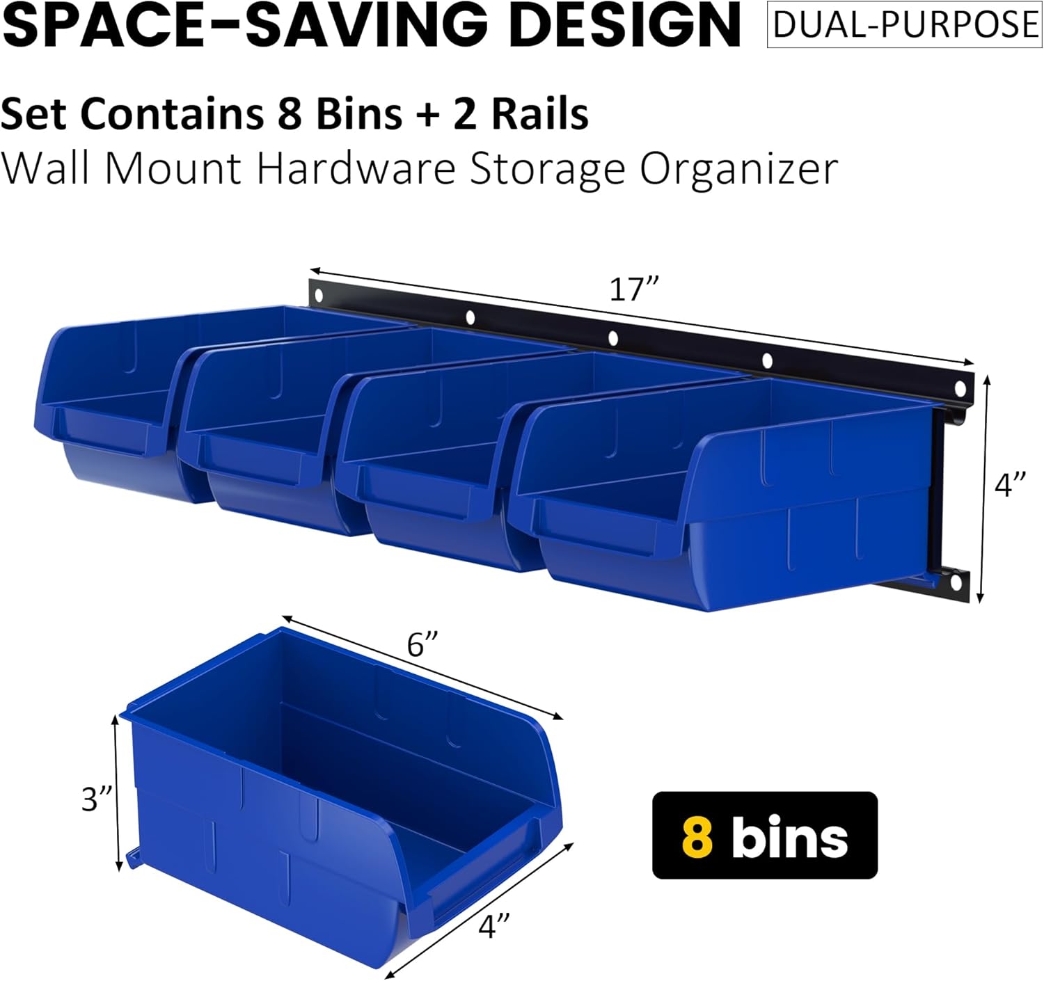Wall Mounted Garage Storage Bi - Workshop Tools Hanging reseña y precio
