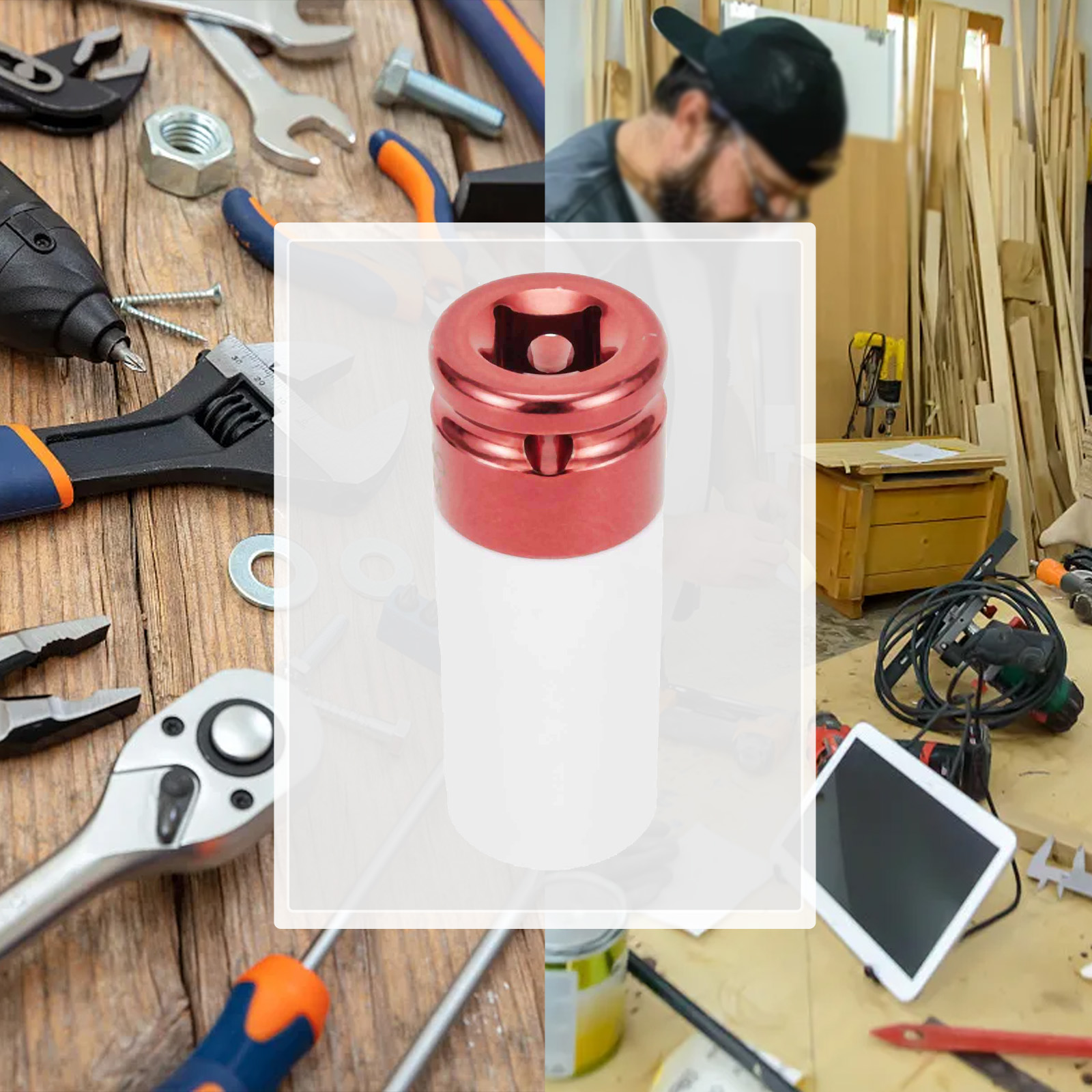 1Pc Metal Socket 17mm 19mm 21m - Hand Tools And Workshop Equipment reseña y precio