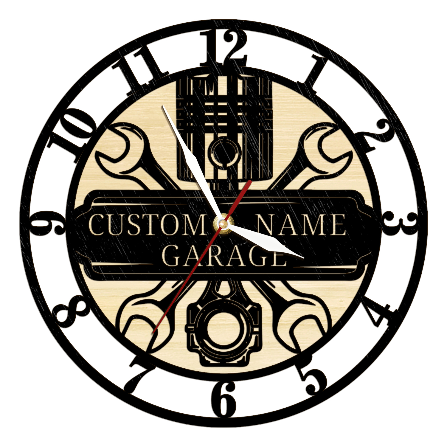 Custom Garage Tools Wooden Wal - Workshop Tools Name reseña y precio