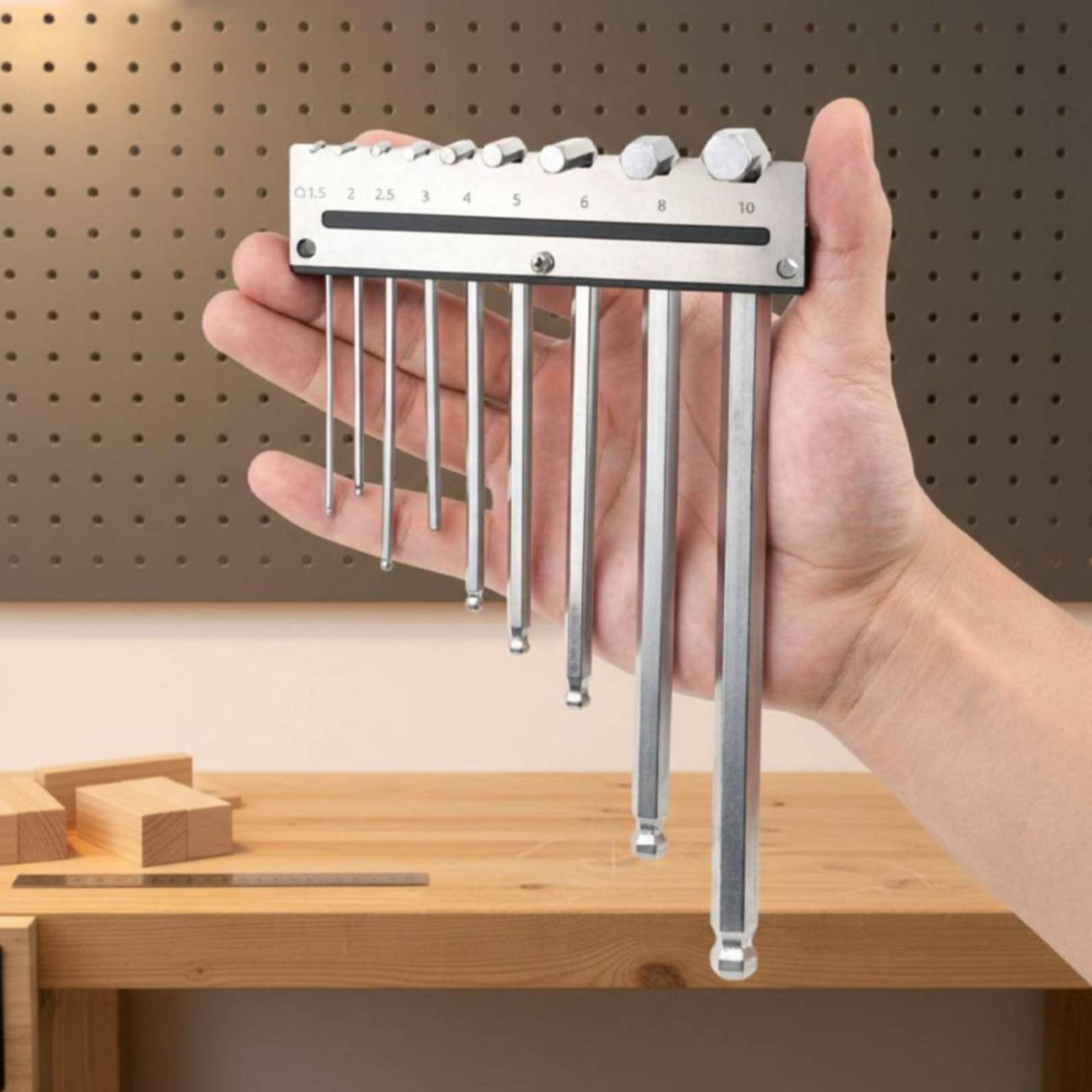Wall Mounted Hex Key Holder Me - Workshop Tools Storage reseña y precio