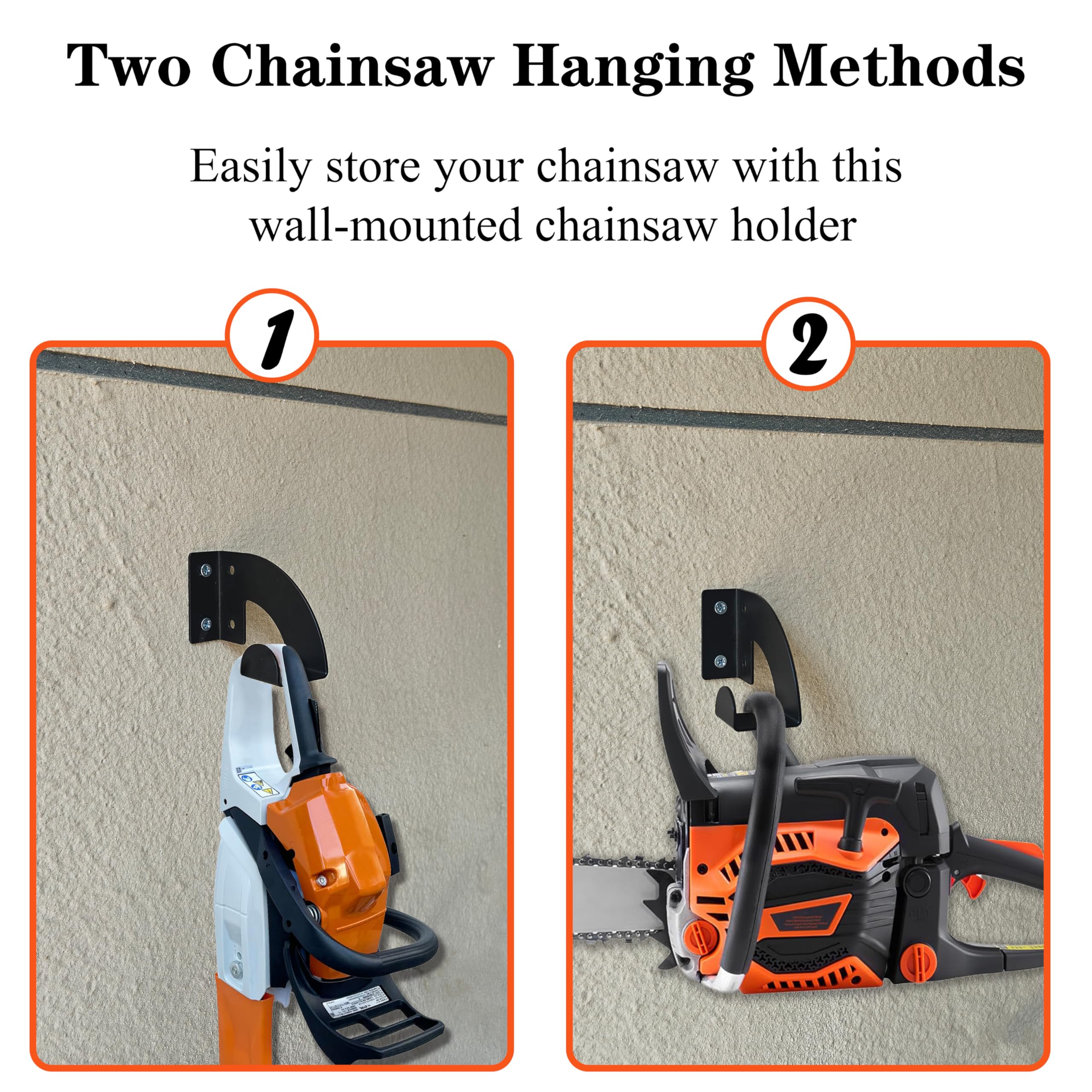 Heavy Duty Metal Chainsaw Wall - Workshop Tools Hanging reseña y precio