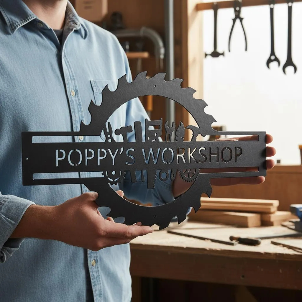 Custom Garage Name Sign,Worksh - Workshop Tools Name reseña y precio