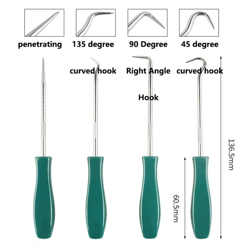 4Pcs 135mm Oil Seal Pick Hooks - Tools Set Workshop reseña y precio