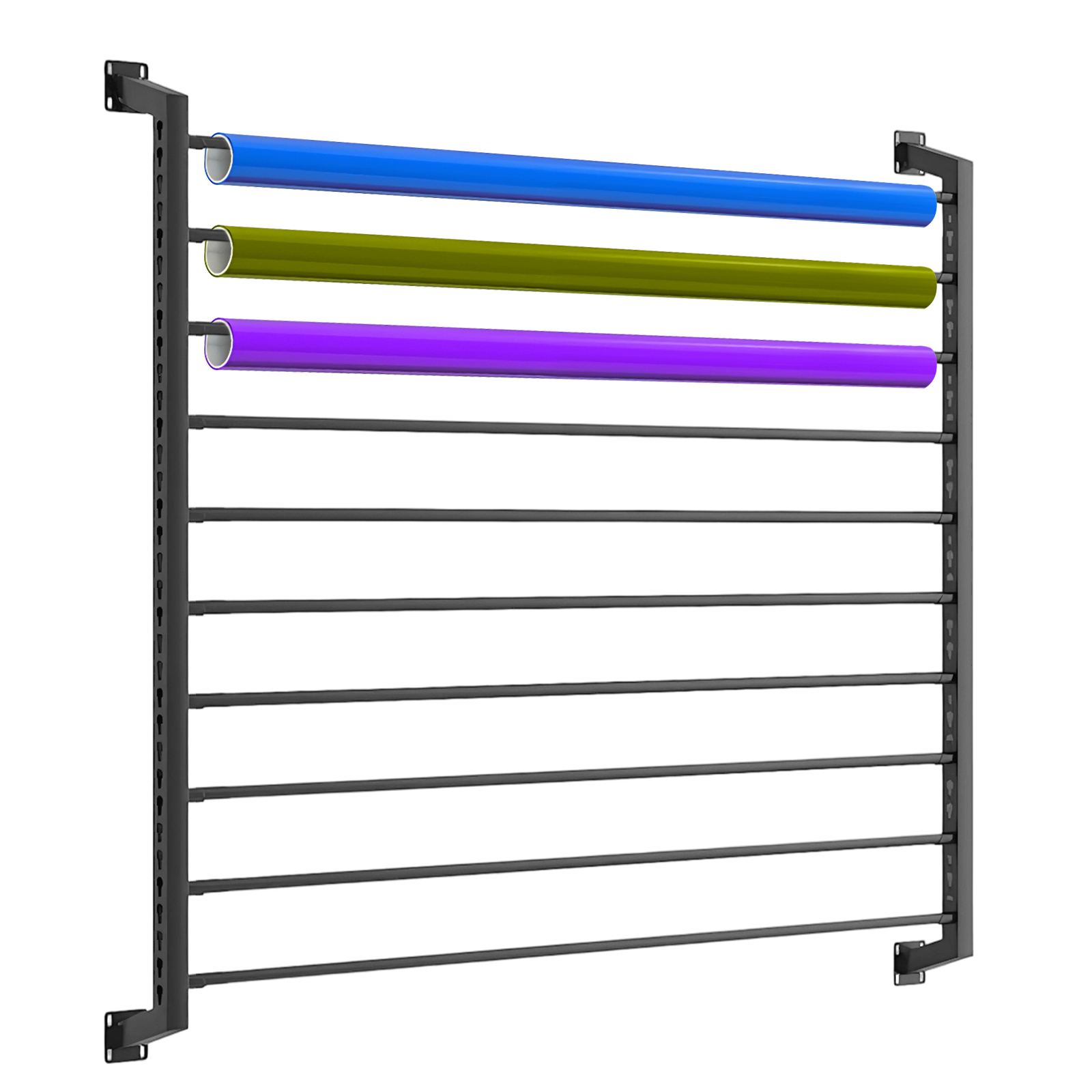 10-Rolls Metal Rack Heavy Duty - Workshop Tools Hanging reseña y precio