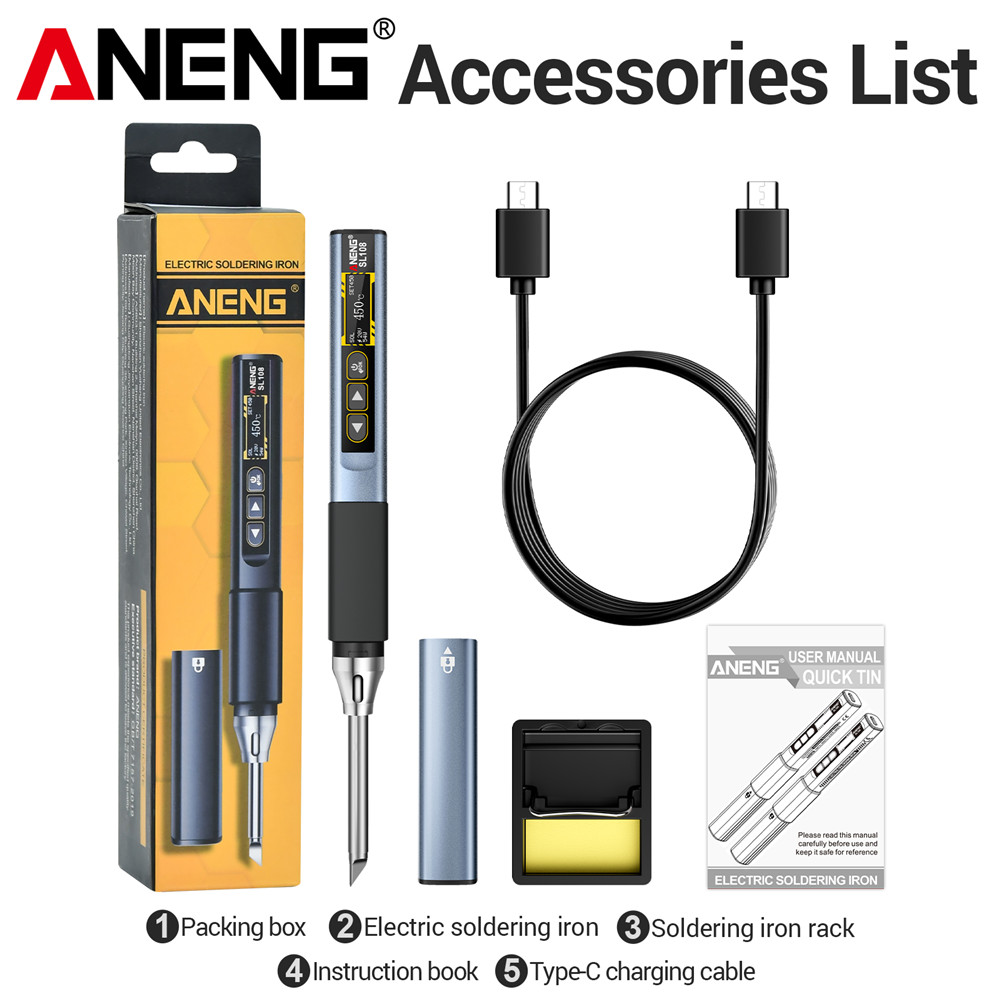 Portable Digital Smart Solderi - Tools Qc reseña y precio