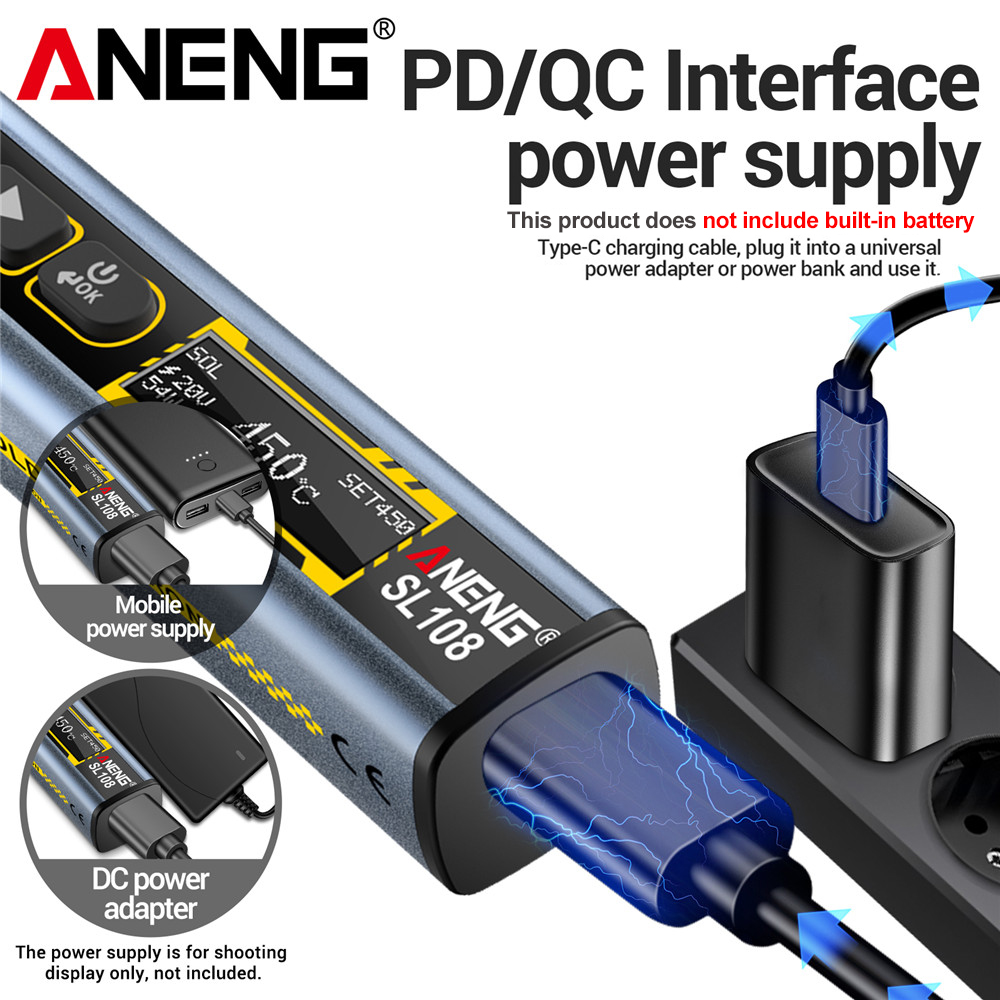 Portable Digital Smart Solderi - Tools Qc reseña y precio