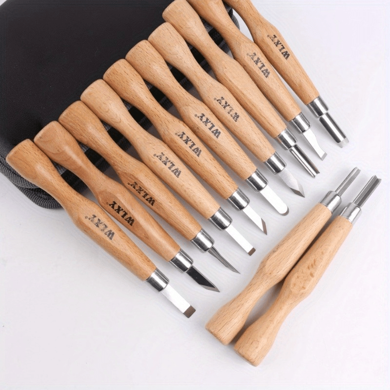 Set Of 12 Professional Wooden  - Chisel Set Wood reseña y precio