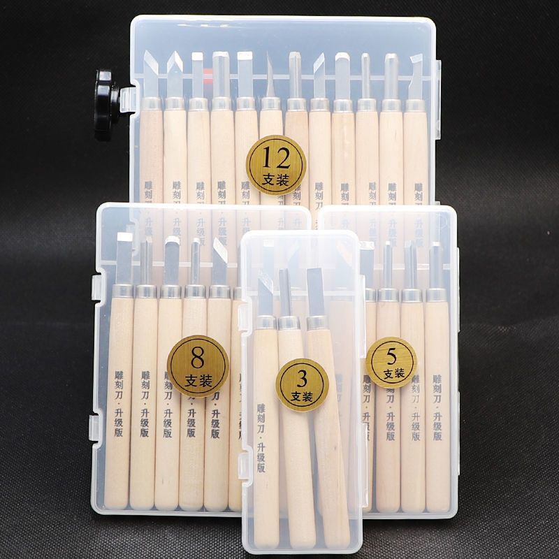 Carving Knife Set Woodblock Ru - Chisel Set Wood reseña y precio