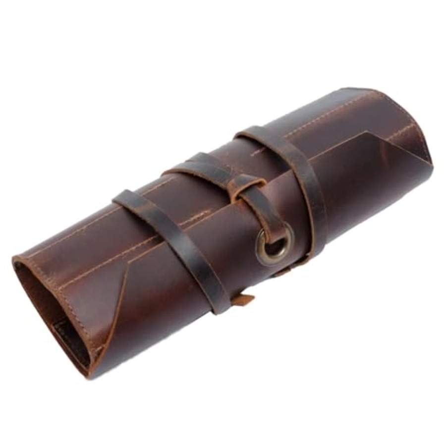 Leather Tool Roll Pouch 10 Slo - Tools For Woodworking Workshop reseña y precio