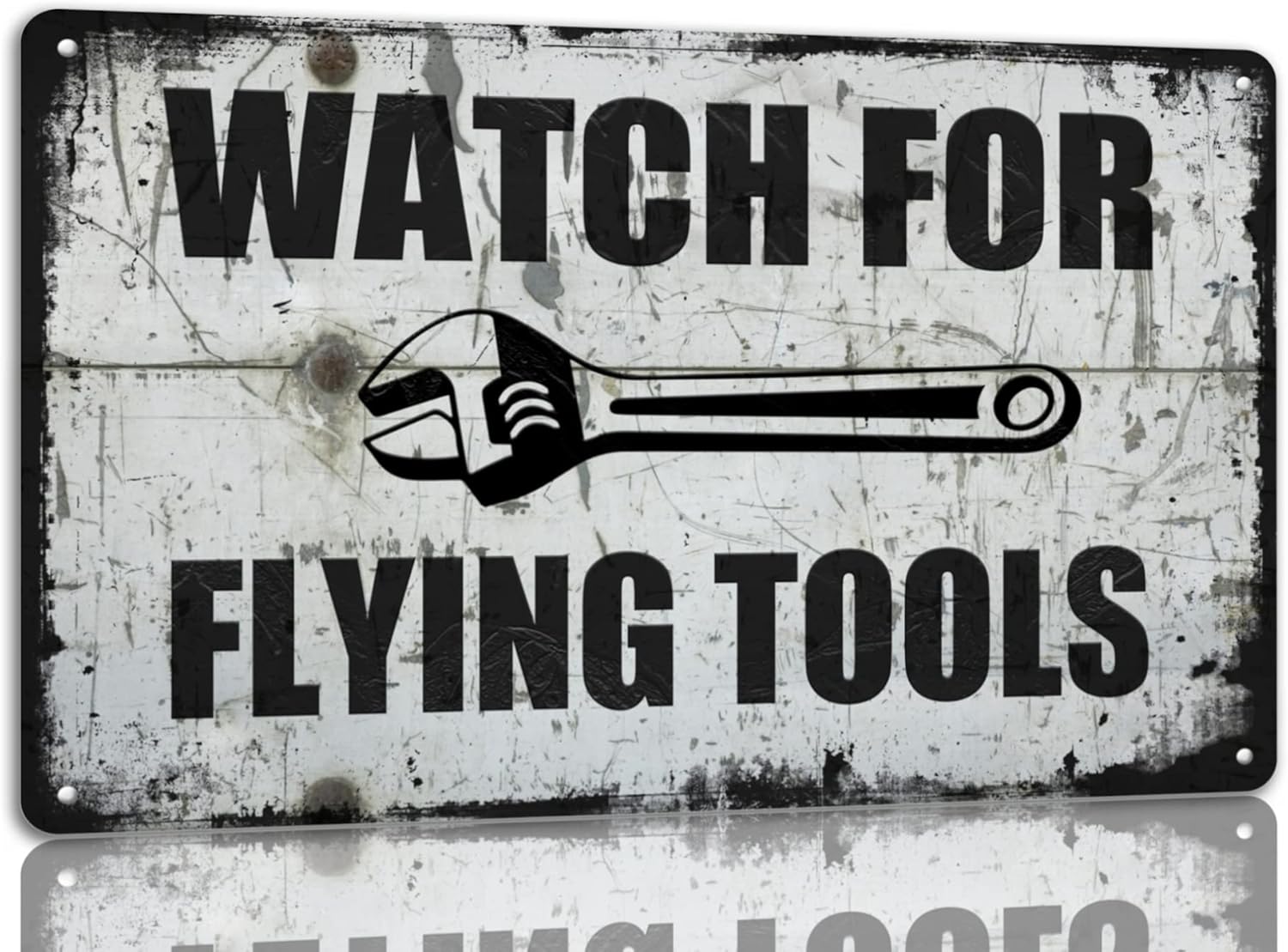 Watch For Flying Tools Metal T - Tools In Metal Workshop reseña y precio