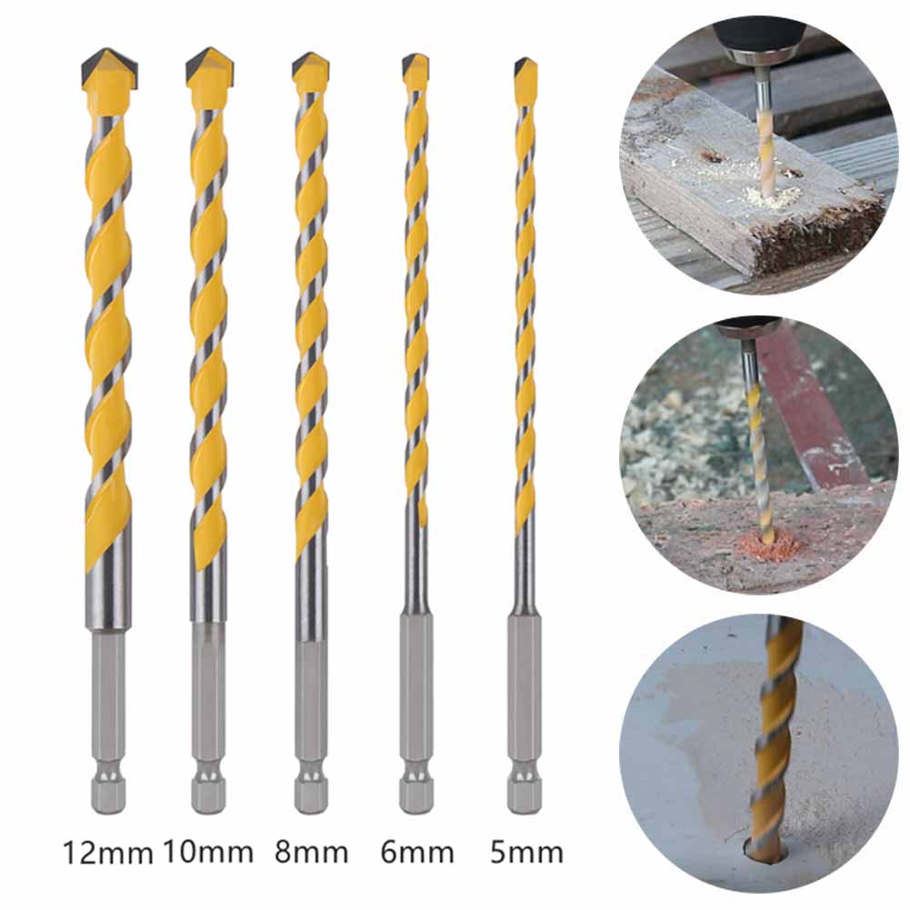 1pc  Hex Shank Drill Bit 5/6/8 - Tools For Woodworking Workshop reseña y precio