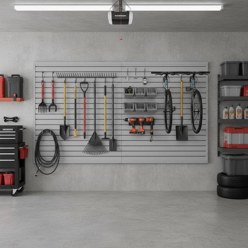 PVC Wall Board 8 x 4 ft For Ga - Workshop Tools Storage reseña y precio
