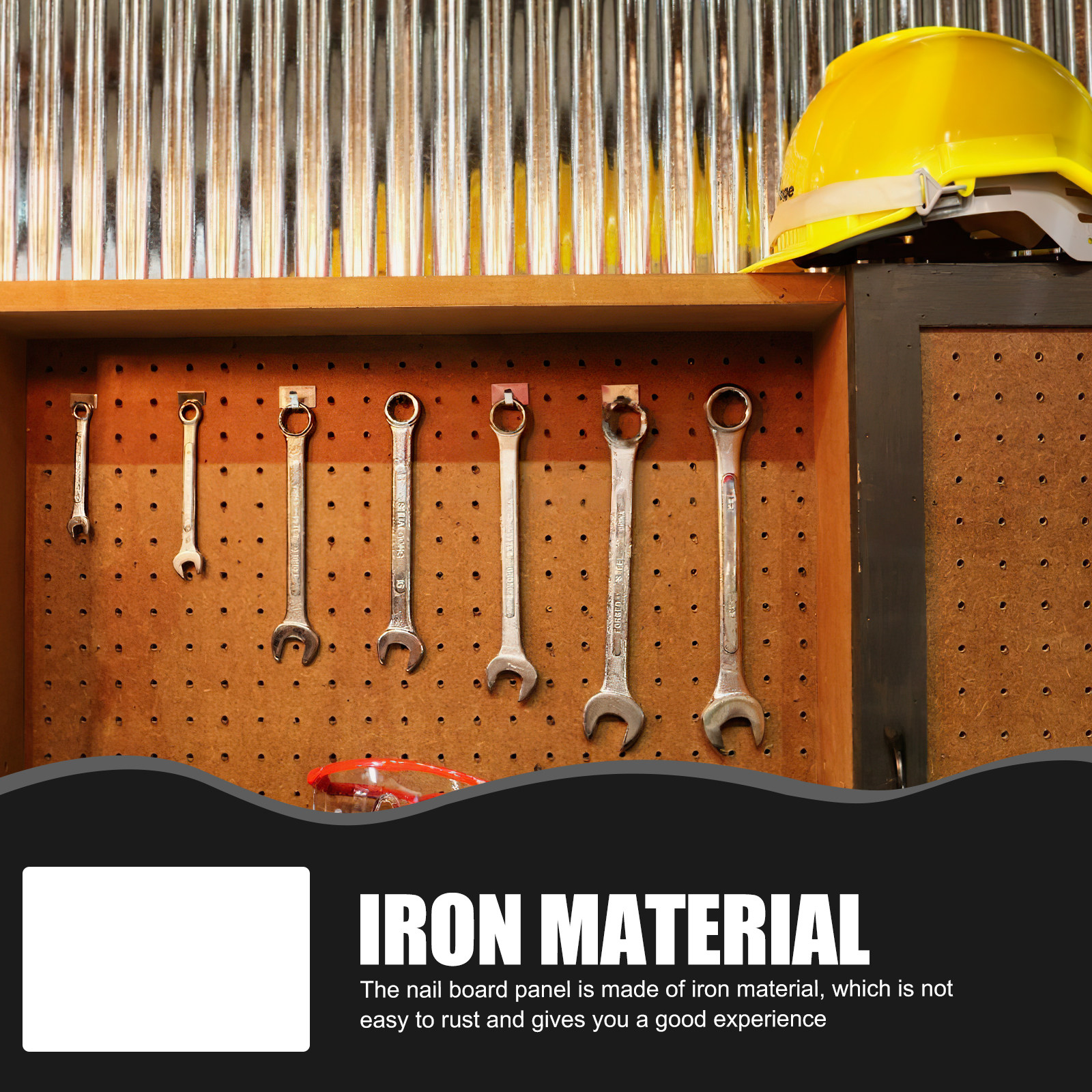 Metal Pegboard Panel Heavy Dut - Workshop Tools Storage reseña y precio